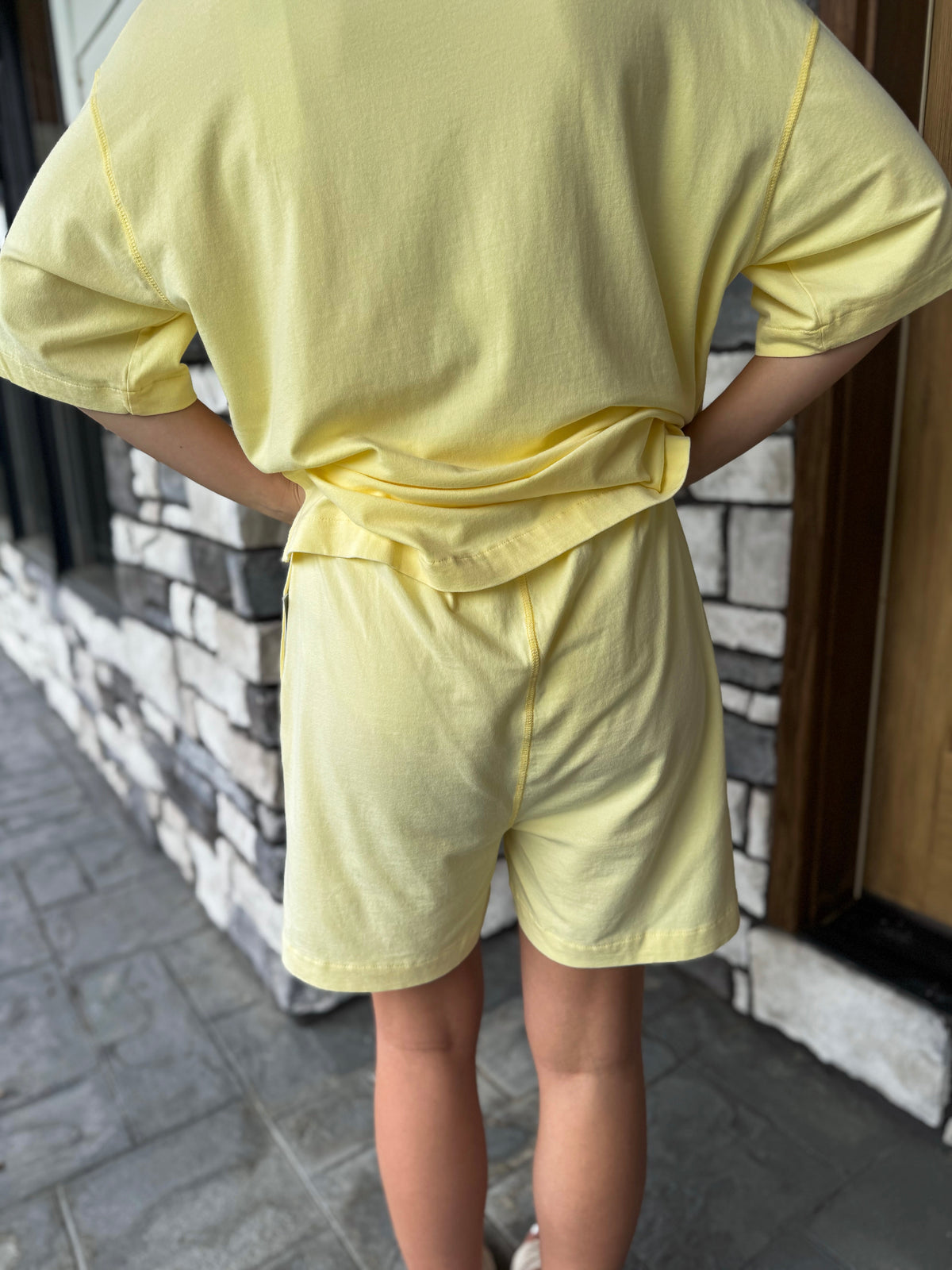 Summer Yellow Glow Coastal Drift Pima Cotton Set