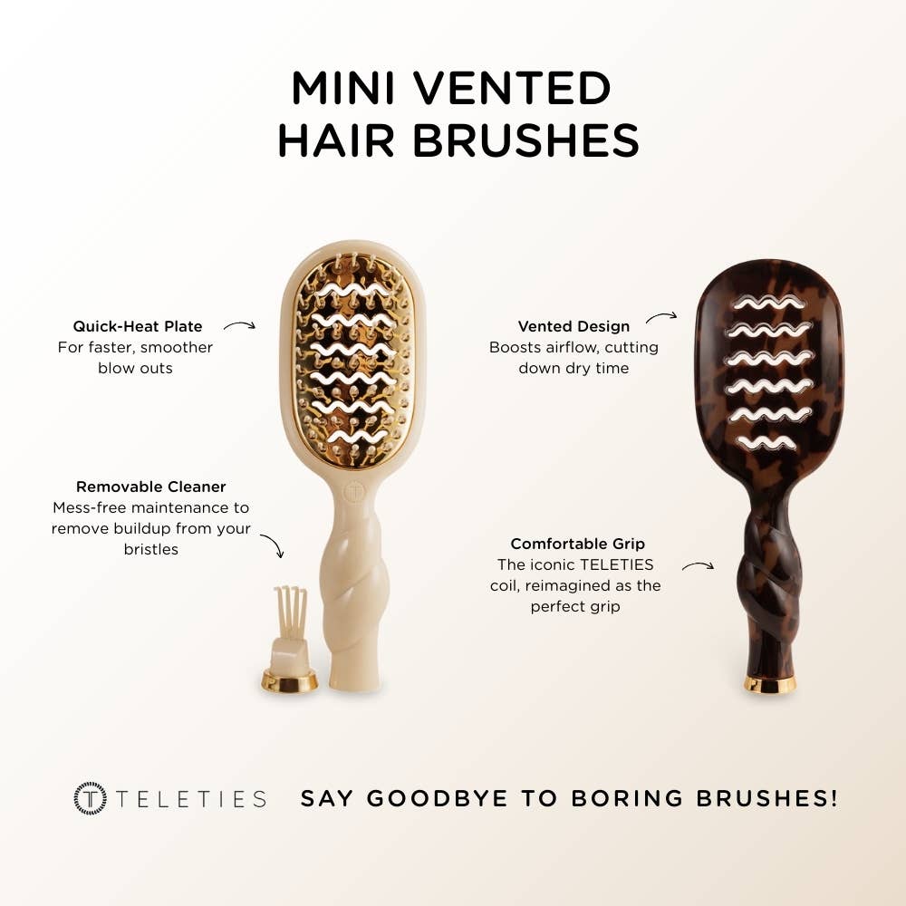 Mini Vent Brush | Tan