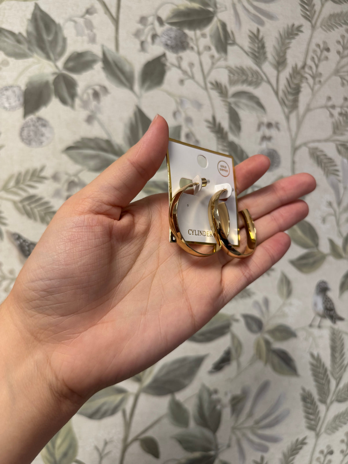 Large Classic Gold Hoop Earrings