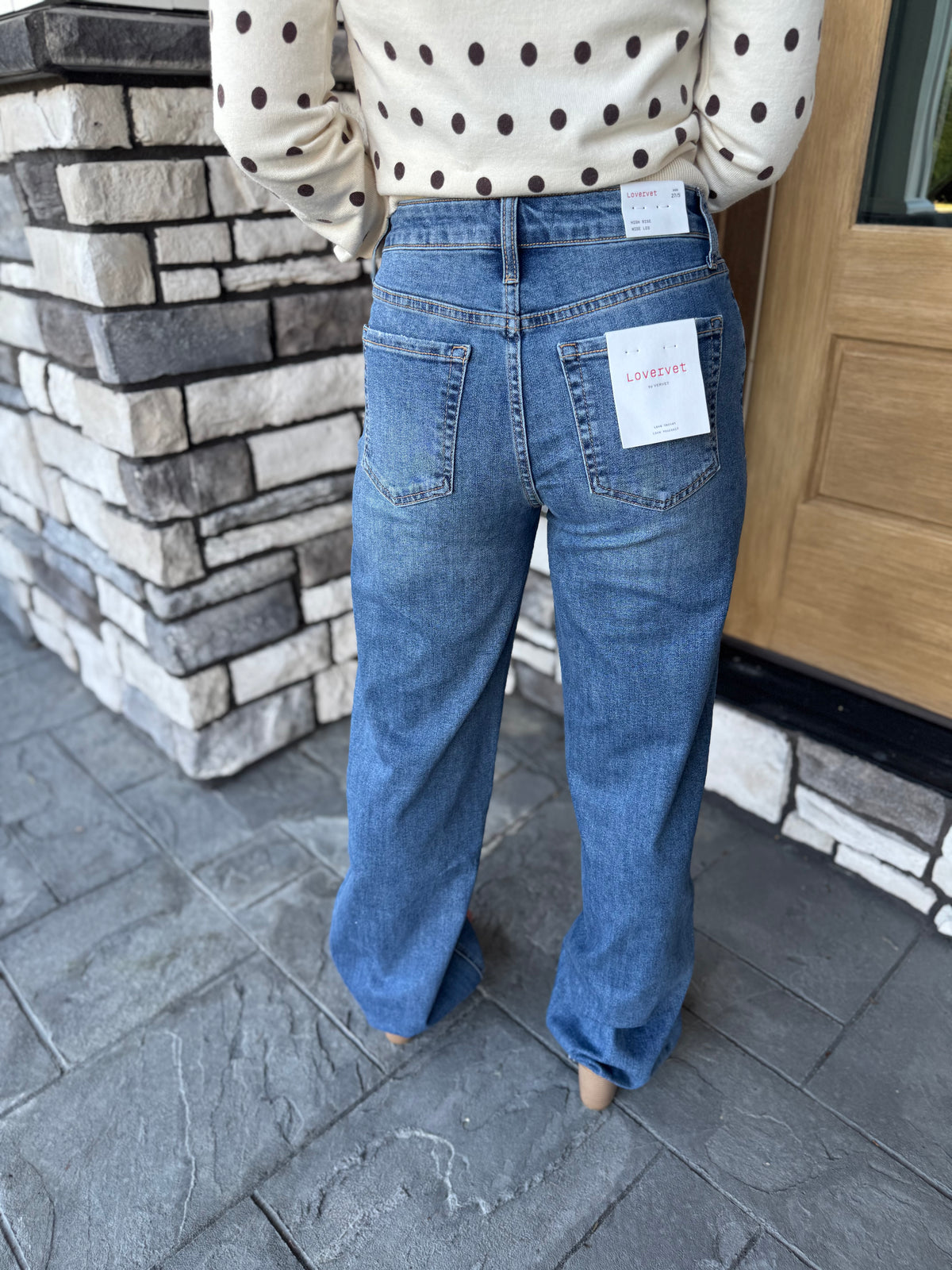 High Rise Wide Leg Jeans