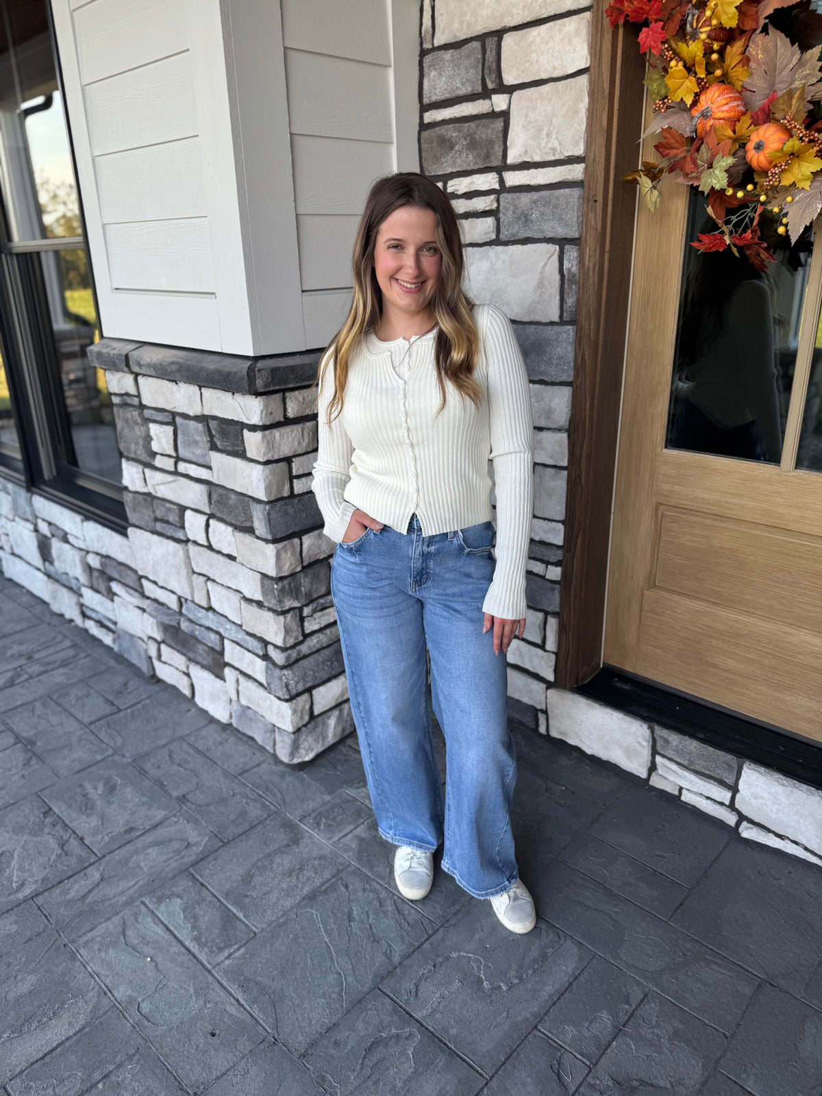 High Rise Baggy Wide Leg Jeans