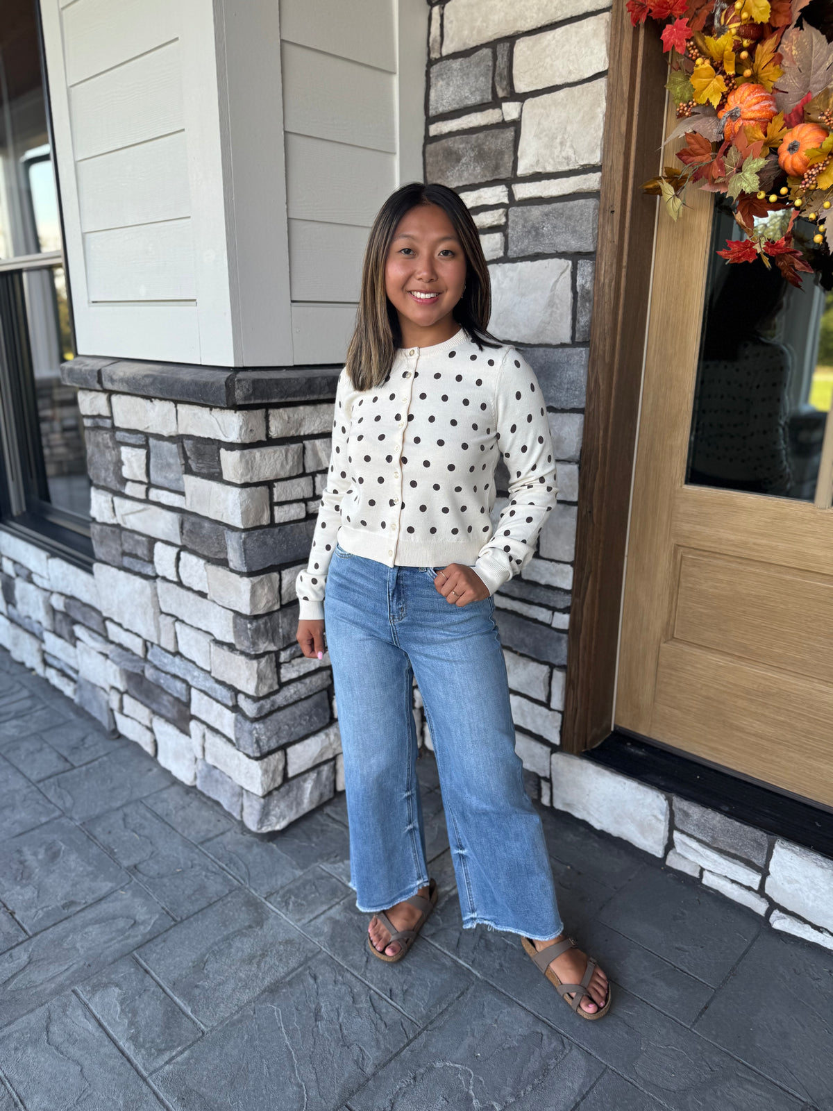 Super High Rise Cropped Wide Leg Jeans