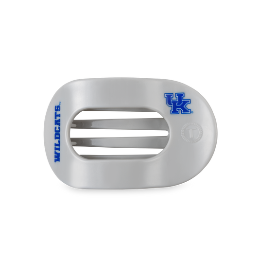 Go Big Blue! Medium Flat Round Hair Clip