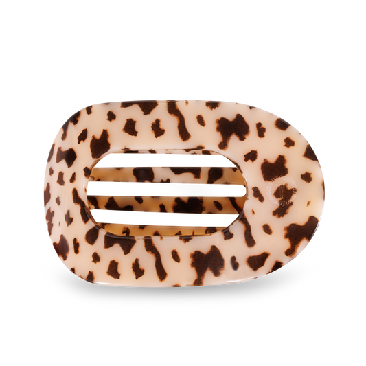 Blonde Tortoise | Large | Round Flat Hair Clip