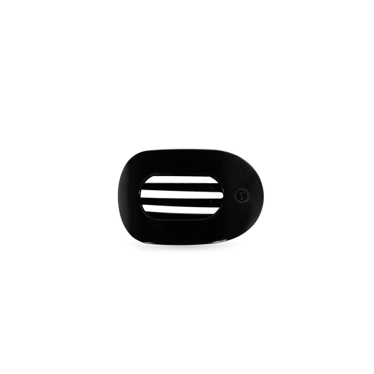 Jet Black | Tiny | Flat Round Hair Clip